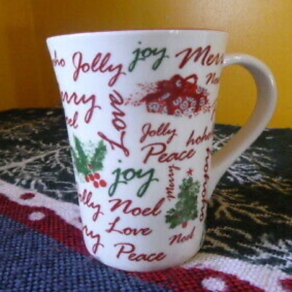 Starbucks 2007 Holiday Green Red White Mug Cup - Picture 2 of 11